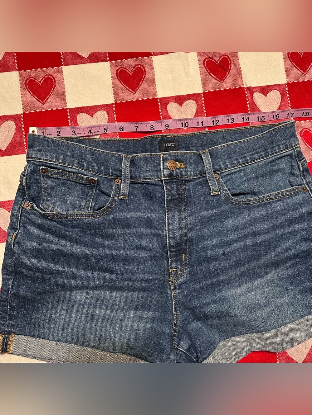 J. Crew Rolled Hem Jean Shorts - Picture 4 of 6